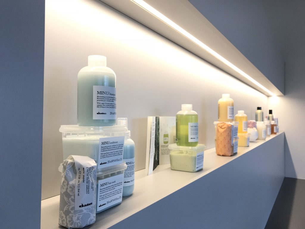 Davines Produkte im Studio